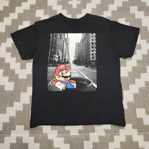Nintendo World Black Cotton T-Shirt